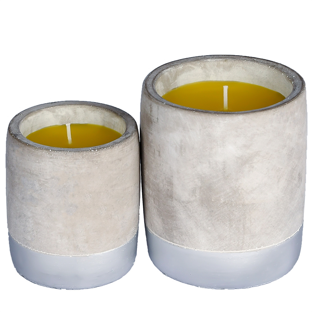 Cement candle